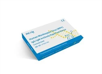 Пристрій для швидкого тестування антитіл IgG/IgM на вірус віспи мавп людини (MPV).